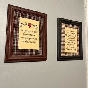 Farmhouse cottagecore wall art framed